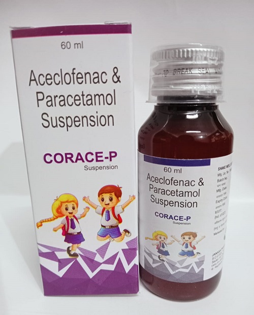 Aceclofenac and Paracetamol Suspension