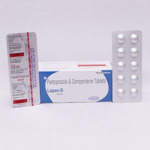 lapan-d - Pantoprazole40mg + Domperidone 10mg tablets